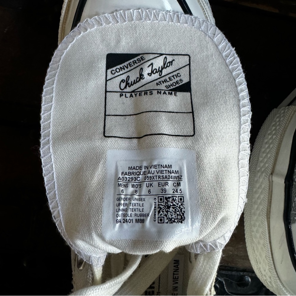 Converse Chuck 70 Canvas Patchwork Size 6 Men/8 W… - image 5